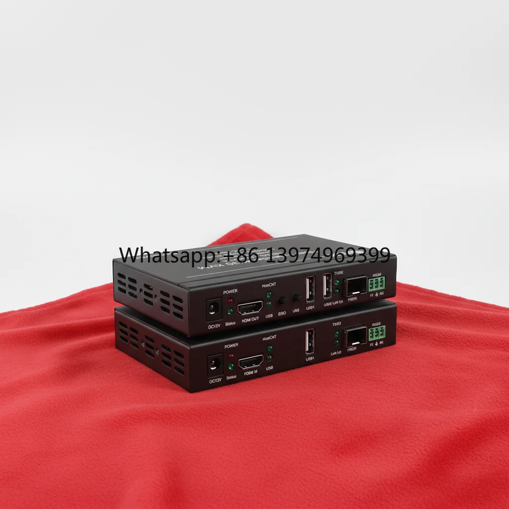BIT-Ex-Fib-IP-4K-KVM HDMI/RS232/USB 2.0 Multi-Interface 30KM 4K UHD Fiber Over IP Extender with KVM - Zero Delay Plug & Play