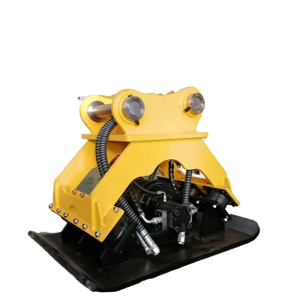 

Energy Efficient Vibratory Compactor for Foundation Work and Landscaping with Excavator Compatibility Compactor
