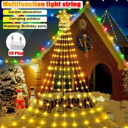 350 LED String Lights Outdoor Waterproof Fairy Lights With 8 Modes Copper Wire lamp Garden Wedding Christmas Tree Decorations