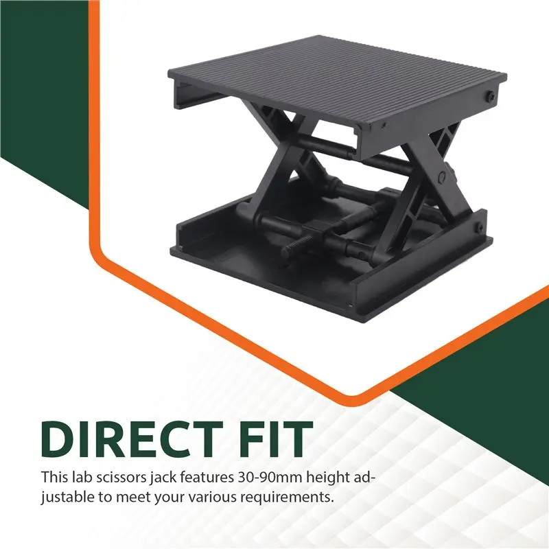 ABUP-محمول النجارة طاولة رفع آلات التوجيه رافع قابل للتعديل النقش مختبر رفع منصة منضدة سوداء #4