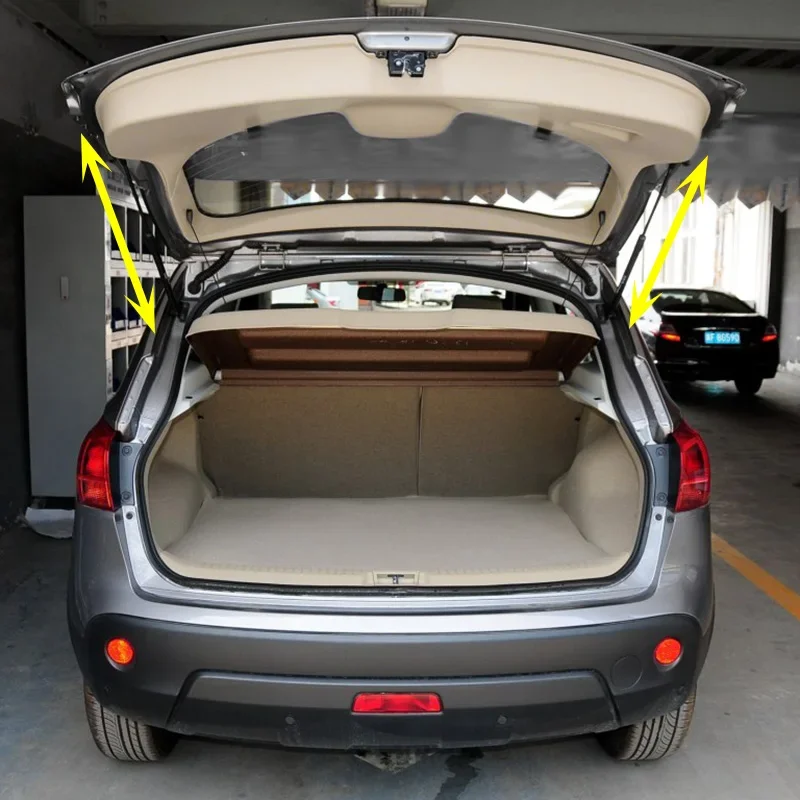 Suporte de barras de choque para porta traseira Trunk Box, suporte hidráulico Rod Elevador, Strut Spring, Nissan Qashqai J10 2007-2013