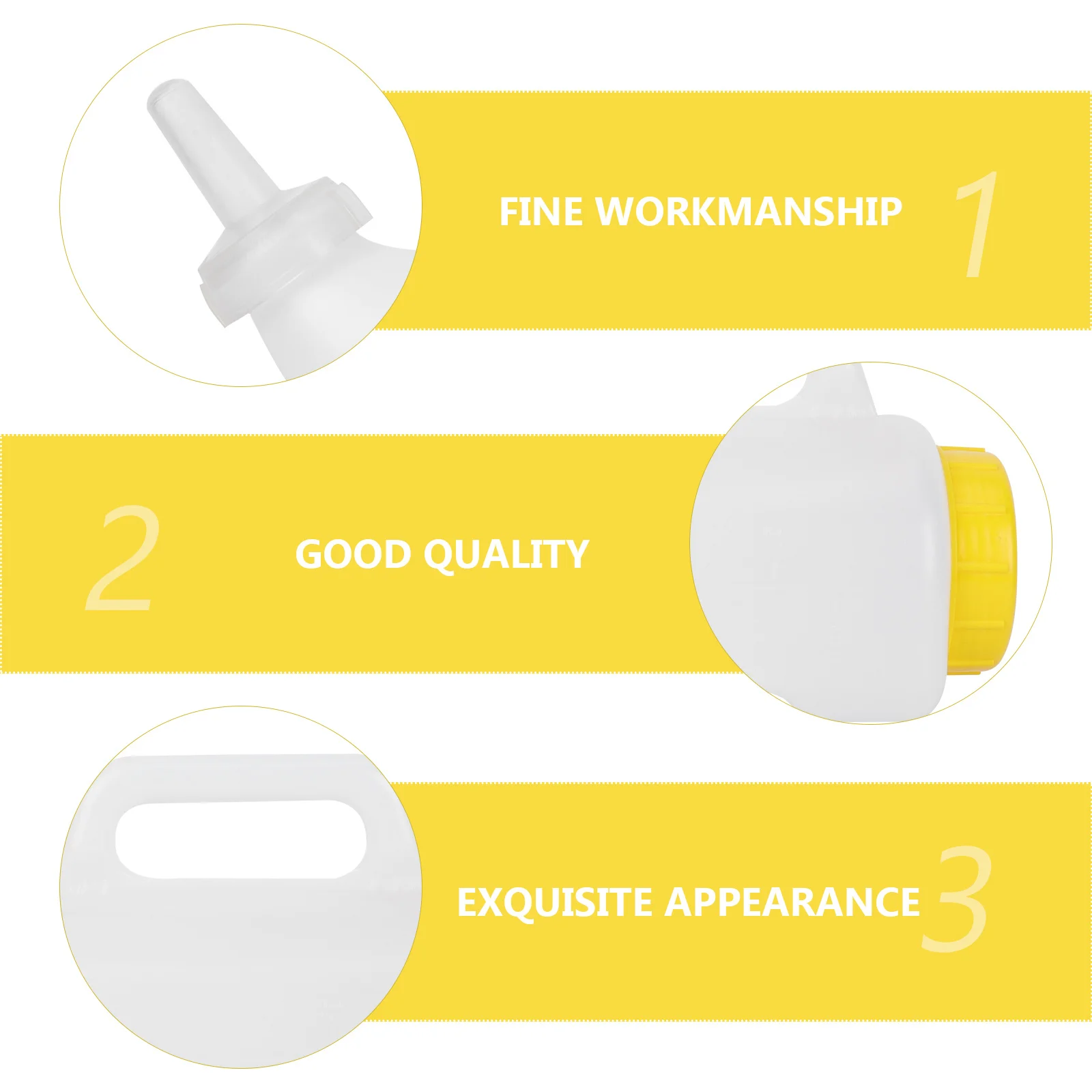 

1Pcs Lamb Milk Bottle Professional Nursery Feeding Bottle Lightweight Portable Small Animal Nursing Tools for Calf Sheep Feeding