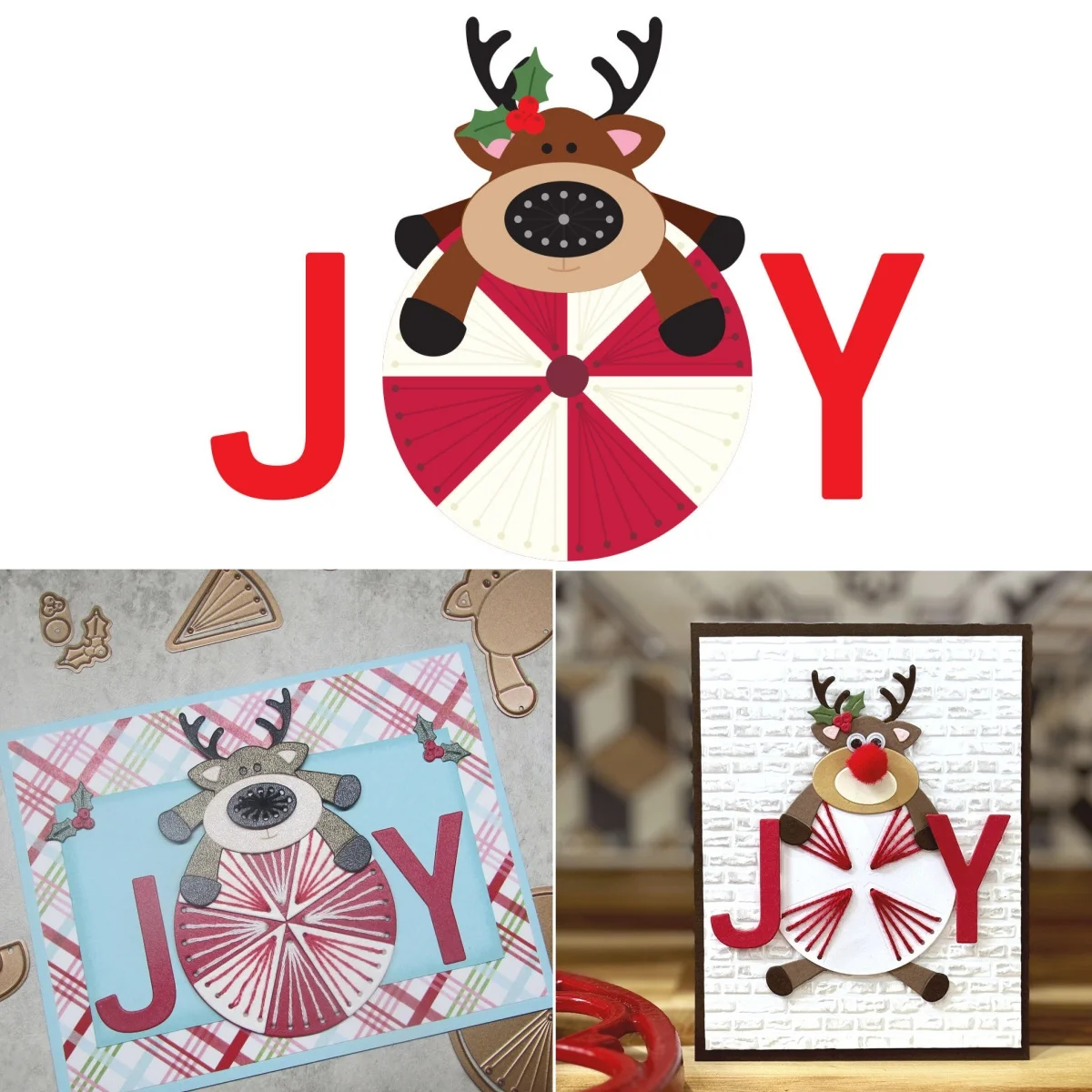 

Christmas Joy Peppermint Prancer Metal Cutting Dies for DIY Decorating Scrapbook Paper Card Album Embossing Craft Die 2025 New