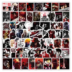 Hellsing Anime Graffiti Adesivos para Crianças, Decalques impermeáveis, Brinquedos DIY, Skate, Telefone, Laptop, Motocicleta, Legal, 10 Pcs, 30 Pcs, 50 Pcs, 100Pcs