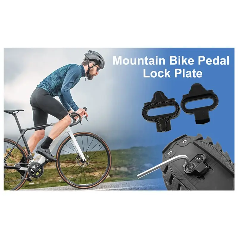 8X MTB Cleats For Shimano SH51 SPD Multi-Release Pedal Clips For Mountain Bike Shoes Cycling Bicycle Accessories Set view 3