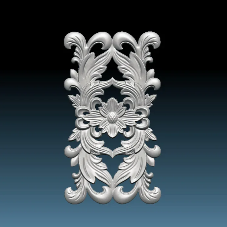 Imagem -02 - Esculpida Apliques de Canto Stl 3d Modelo Alívio para Cnc em Formato Arquivo Stl Europeu Decoração para Casa Escultura em Madeira Novo 40 Peças