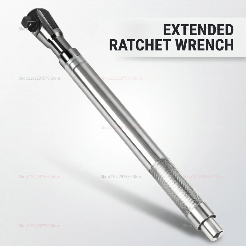 Clé à cliquet extensible, outil de réparation automobile à couple élevé bidirectionnel, conception compacte adaptée à l'entretien et aux réparations de voitures dans les espaces restreints