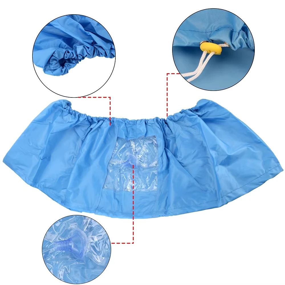 Large Sized Summer Air Conditioning Cleaning Cover, Suitable for Air Conditioners  Thickened Water Bag, with Drainage Pipe - view 2