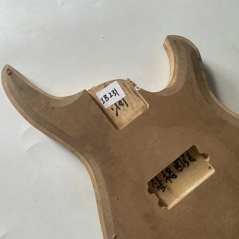 IB231 4 Strings Custom Order Electric Bass Body Solid Wood With Plywood for Bass Replace and DIY Unfinished