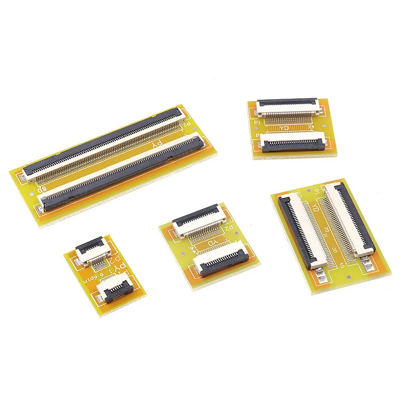 FPC FFC Flexible Flat Cable Extension Board 4 6 8 10 12 16 20 30 40 45 50 54 60PIN AWM 20624 20706 20861 105C 60V VW-1 Connector