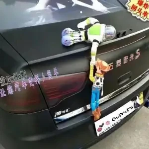 45 cm Toy Story Sherif Woody Buzz Lightyear Auto Poppen Speelgoed Buiten Hang Speelgoed Leuke Auto Accessoires Auto Decoratie Pop