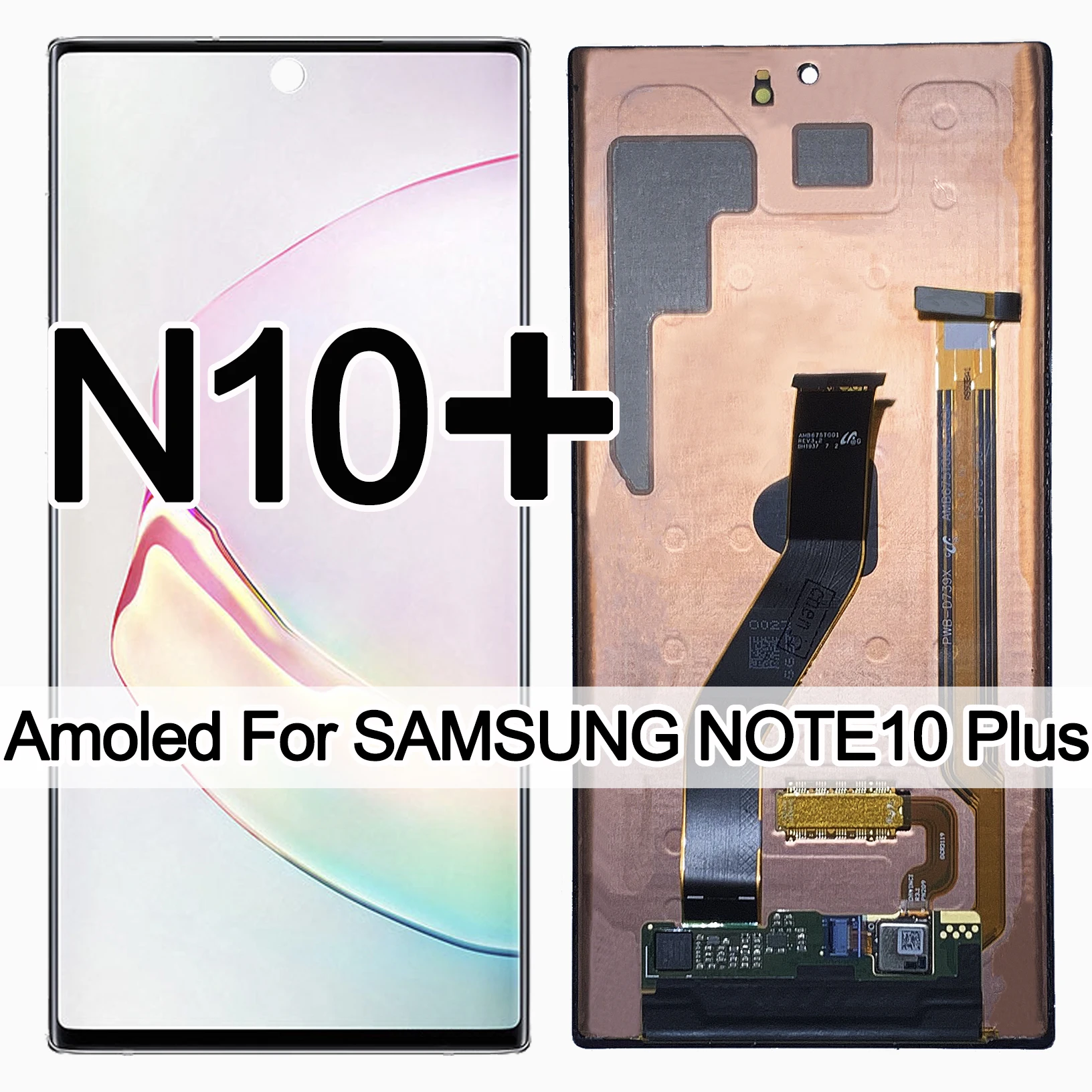 AMOLED For Samsung Galaxy Note 10 Plus LCD Screen Display With Frame 6.8\