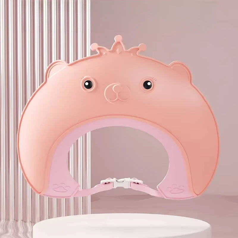 Baby Hair Shampooer Children's Water Cap Hair Wash Ear Protector Baby Bath Caps Waterproof Hair Shampooer-Caps for Childrens
