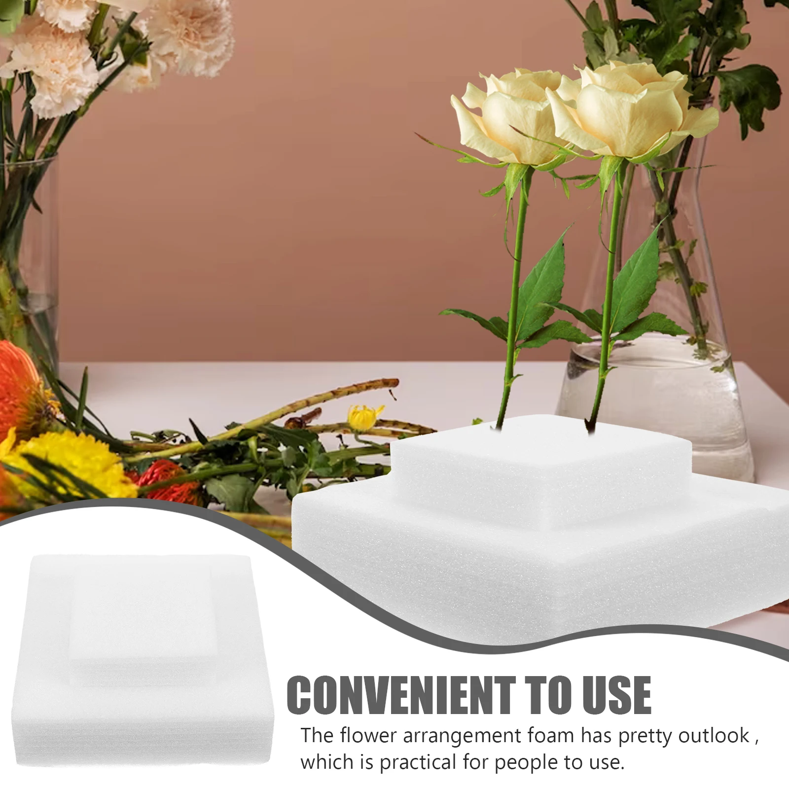 

Wedding Floral Blocks Arrangement Base Packing Insert Craft Block Board Crafts Dried Mud Liners Flower Packaging Mud Fake Cake