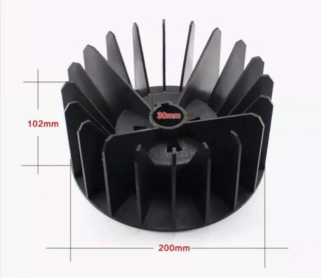 Imagem -04 - Acessórios Busch Bomba de Vácuo Ventilador de Refrigeração Ra0250 Ra0302 Ventilador Ventilador Sudário Impulsor de Refrigeração