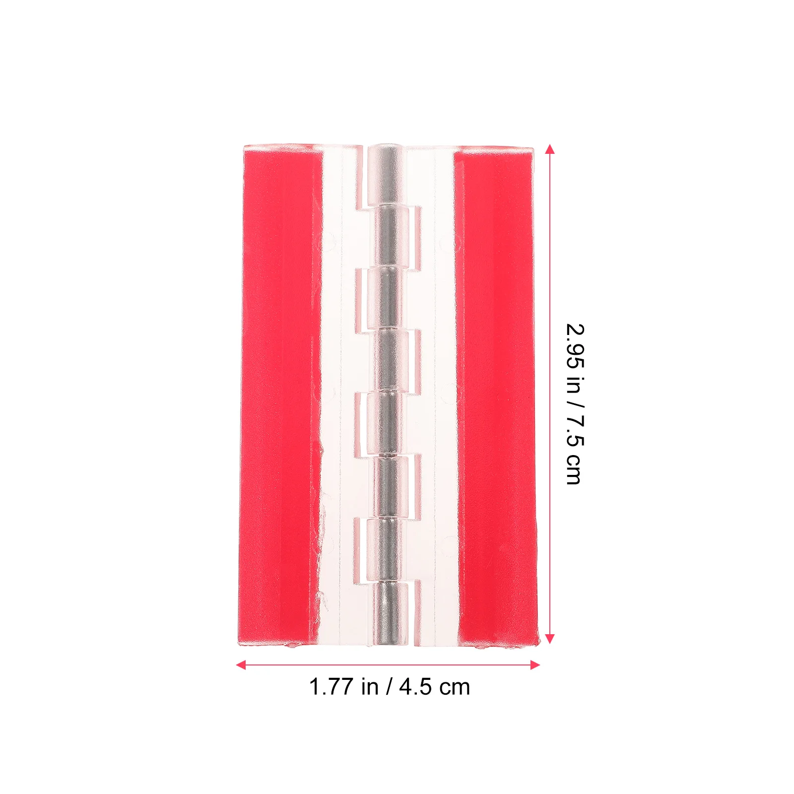 

5pcs Self Adhesive Hinges Strong Double Sided Tape for Glass Metal Cabinet Door Wood Kitchen Plastic Continuous