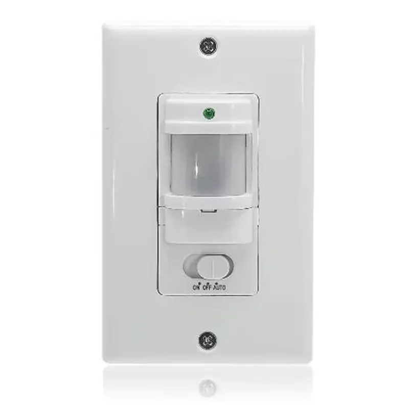 

A27F-Motion Sensor Switch Wall Mount Automatic PIR Infrared Light Control 110V-220VAC Light Sensor