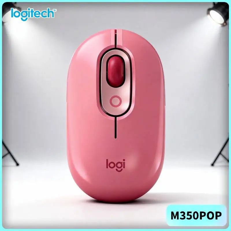 Logitech   POP Wireless Mouse 3 Buttons Optical Sensor Slim Compact for Convertible Laptop 2-in-1 Device Use