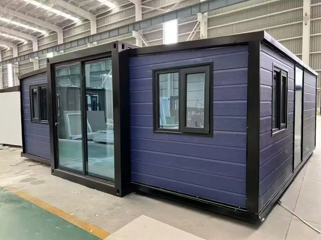 Expandable Prefabricated Modular Container House Sandwich Panel Modern Design Customizable Sizes (10ft-40ft) Bedroom Living Room