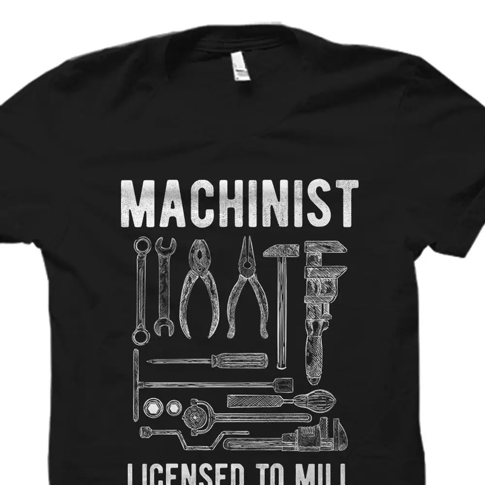 Machine Operator Machinist T Shirt Future Licensed To Mill Os2409