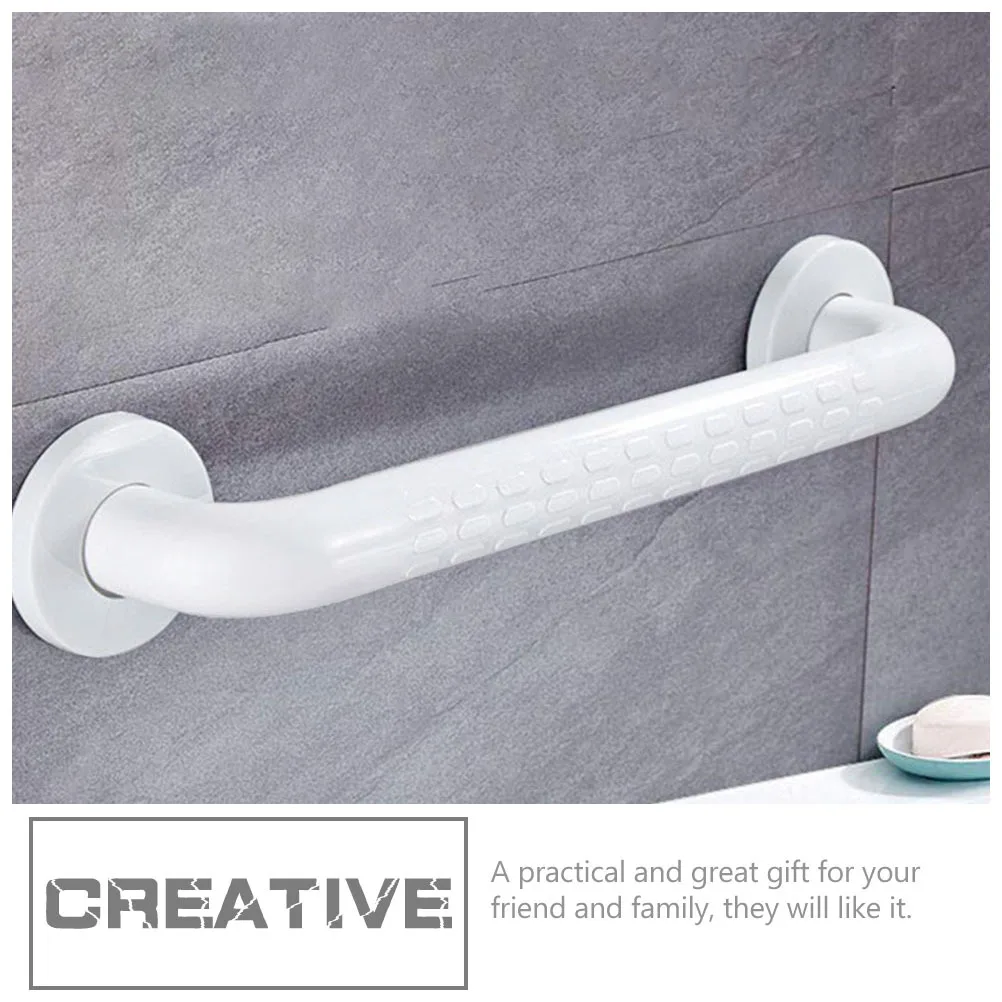 

Bathroom Grab Bars Anti-Slip Shower Handle Stainless Steel Plastic Multi-Function Toilet Grab Bar Safety Handle for Home