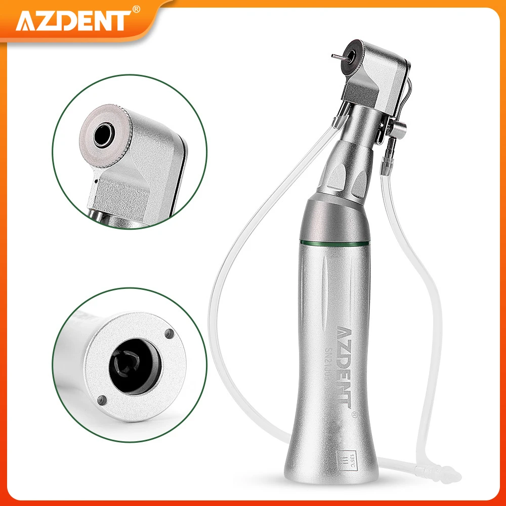 

AZDENT Dental 20:1 Reduction Implant Contra Angle Low Speed Handpiece Latch Type 50Ncm Torque External and Internal Spray