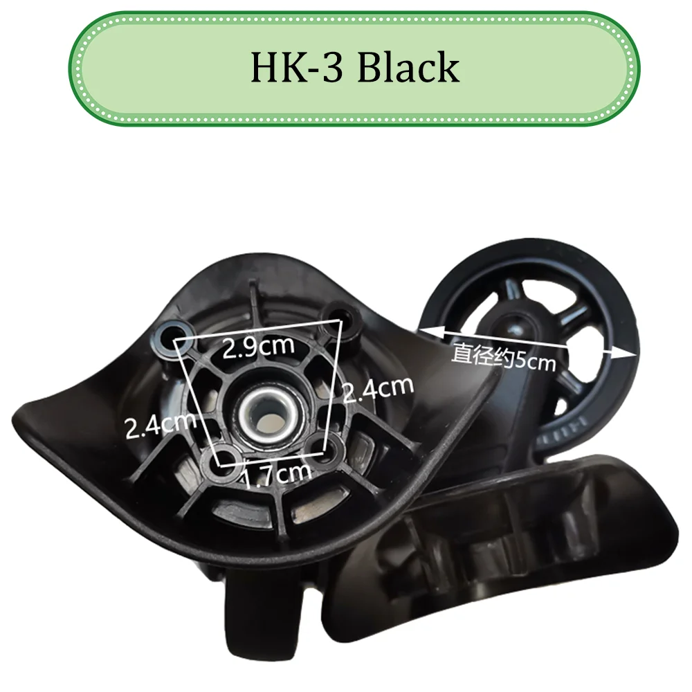 HINOMOTO-ruedas deslizantes para mantenimiento de equipaje, polea de repuesto para ruedas universales, resistentes al desgaste