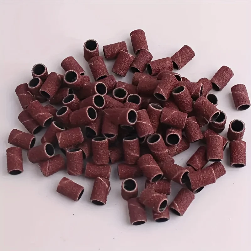 5/6/100-piece Nail Grinding Head Set Stainless Steel Nail Grinding Ring Set Nail Grinding Head Nail Set Tools