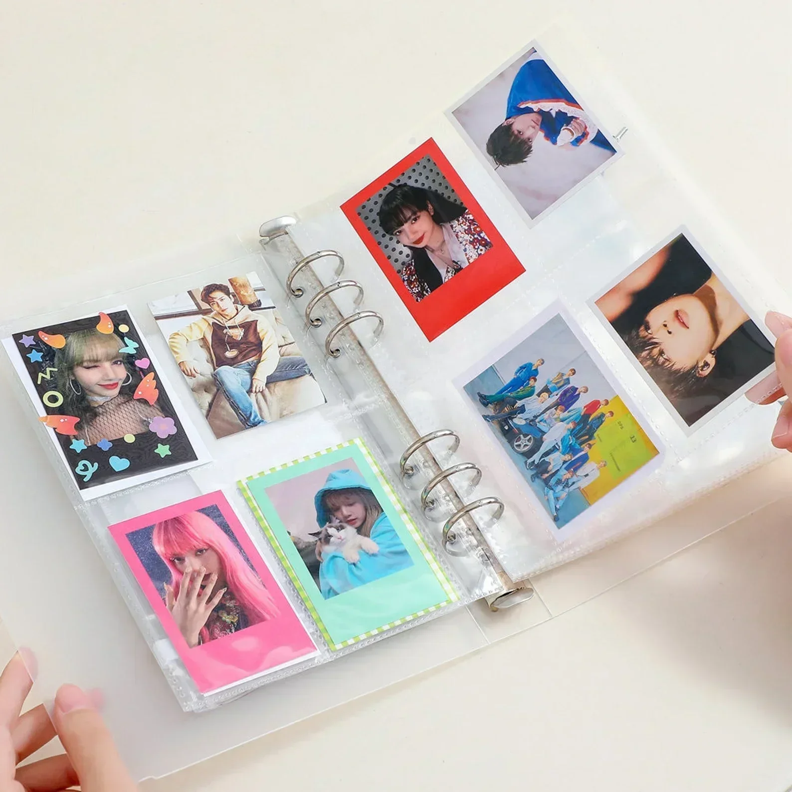 10pcs 1-4 Grids Transparent Inlay Idol Card Collect Book Inner Page Inner Kpop Binder Photocard Holder Photocard Binder 포토카드 바인더 view 3
