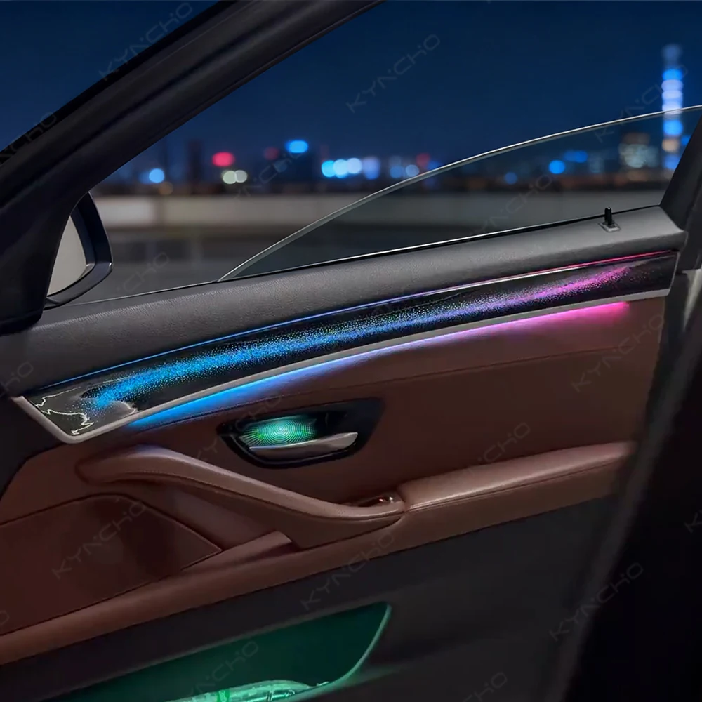 64 Colors LED Car Ambient Light Kit For BMW 5 Series F10 Dream‑color RGB Bluetooth App Control Symphony Auto Interior Lighting
