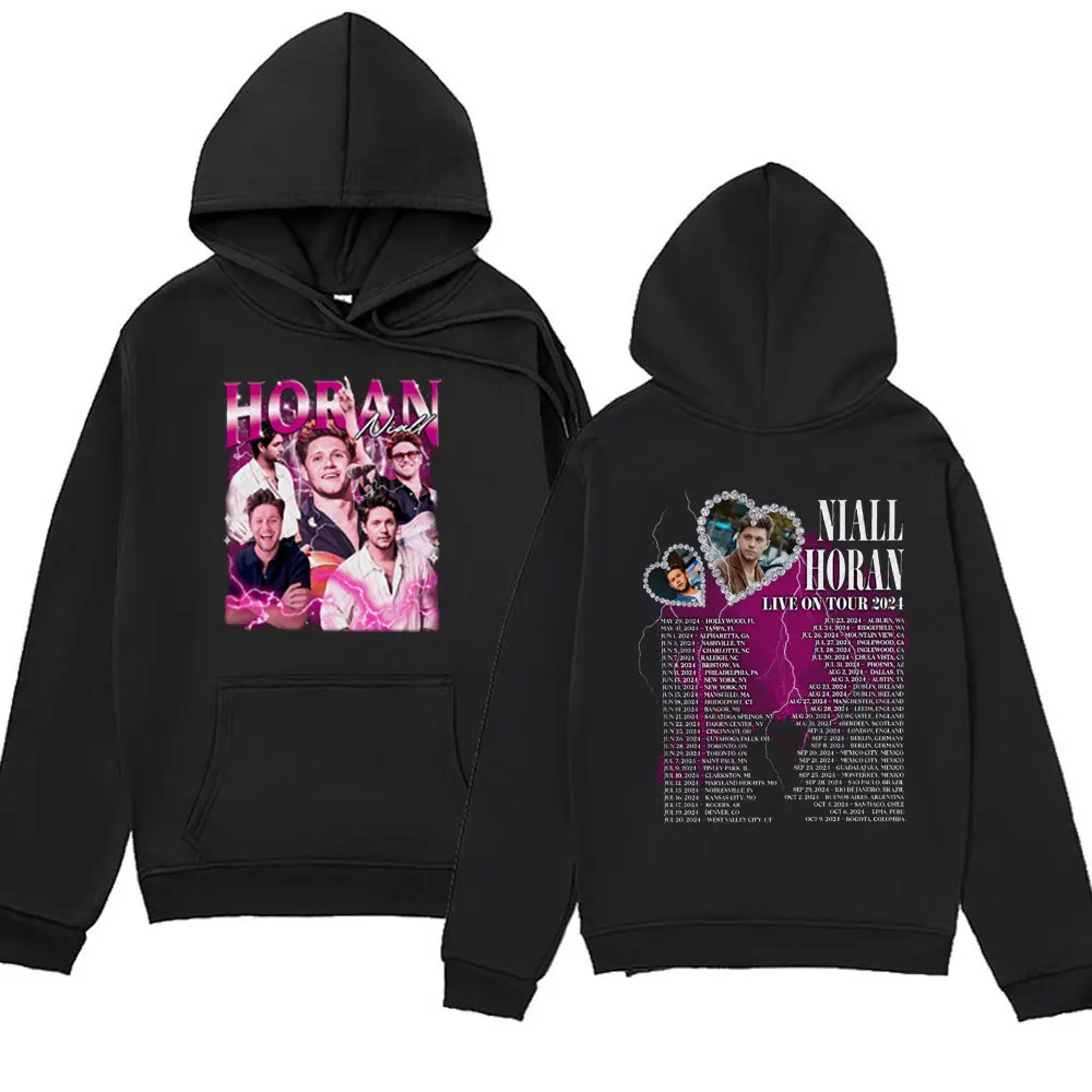 

Rapper Singer Niall Horan Tour Concert 2024 Hoodies Hip Hop Oversized Sweatshirts Men Women Clothes Fashion Streetwear Pullover