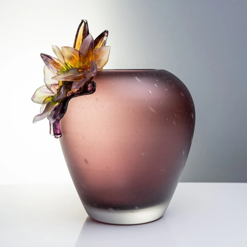 %W# Decorative Vase Design Crystal Vase Luxury Glass Vase for Flowers Glass Vaes