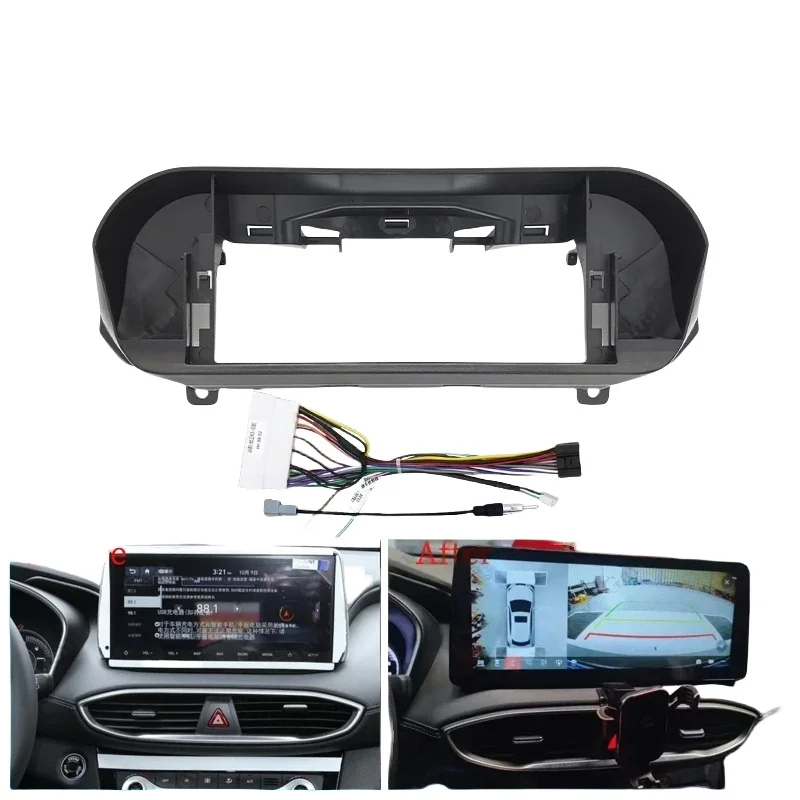 

Комплект Android Dash 12,3 дюйма для Hyundai Santa Fe 2018-2021 гг. | Премиальная рамная панель