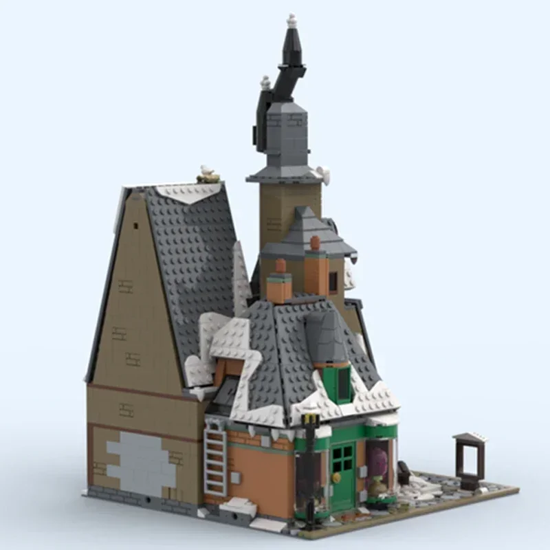 レンガ造りの建物のレンガ,MOC,防衛部門,モジュラー技術ブロック,クリスマスのおもちゃ,DIYギフトセット,組み立て