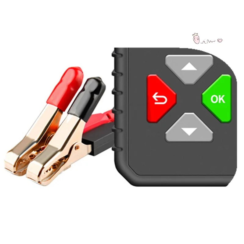 

BM550 тестер автомобильного аккумулятора, анализатор 6 В 12 В 24 В для аккумуляторной системы, проверка здоровья 100-2000 CCA, диагностический инструмент, тест на нагрузку, цифровой