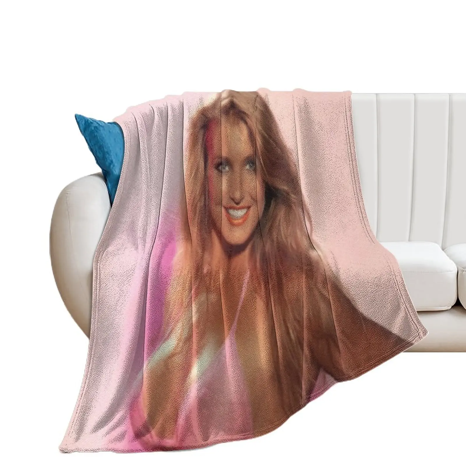 

Heather Thomas, Actress Throw Blanket Sofa Quilt Picnic Blankets