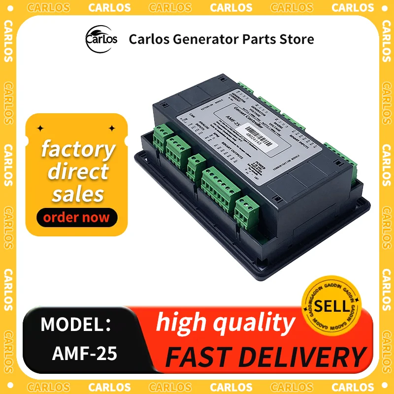 Original InteliLite NT AMF 25 AMF-25  Diesel Generator Set Controller Automatic Stop Control ModuleMonitoring Panel