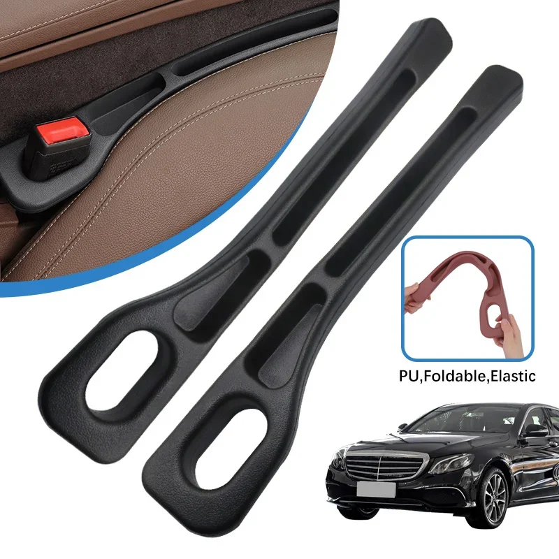 

2PCS For Mercedes Benz E class E260 E300L 2018 Car Seat Gap Filling Plug Cushion Side Seam Leak Proof Strip Auto Accessories