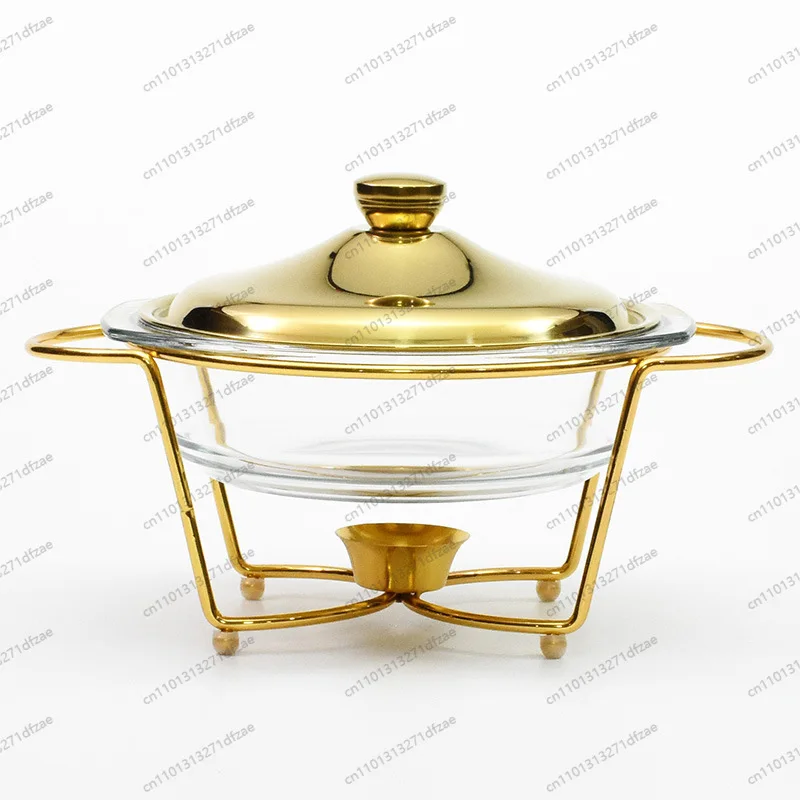 

Круглая стеклянная плита, обогреватель для ресторана отеля, горшок для спирта в буфете