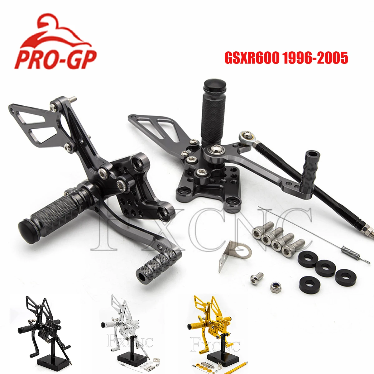 

For Suzuki SV650/SV650S SV1000/S 1998-2014 CNC Motorcycle Rearset Footrests GP Shifter FootPegs CNC AluminumMotorcycle Rearset P