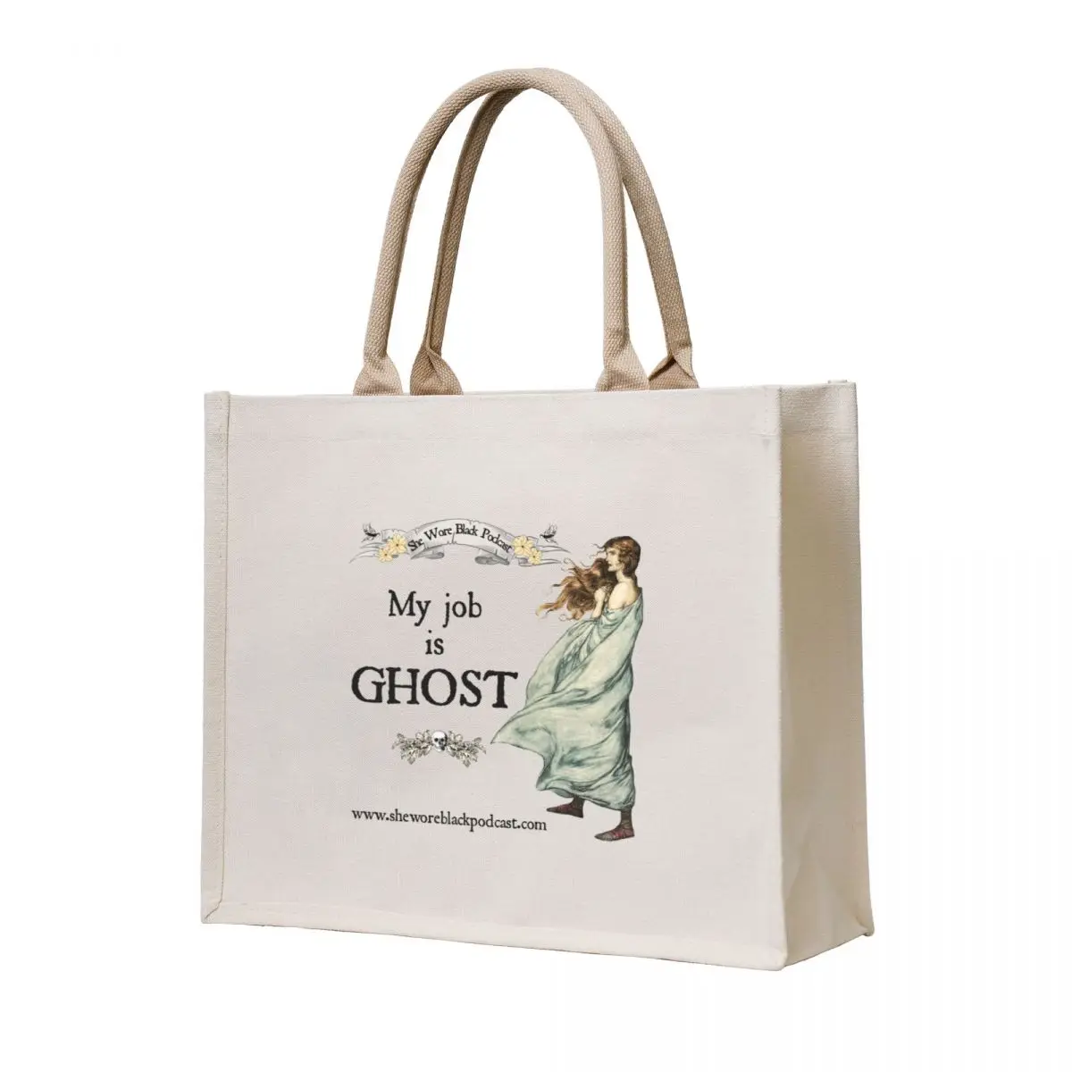 

My Job is Ghost Tote Bag hand bag ladies bag for beach large tote