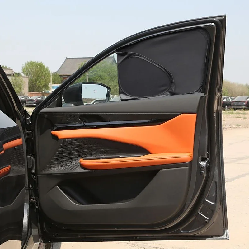 

Для CHANGAN UNI-V 2023-настоящее время автомобиля, черные окна, солнцезащитный козырек, защита от УФ-излучения, теплоизоляция, защитная крышка, аксессуары для интерьера