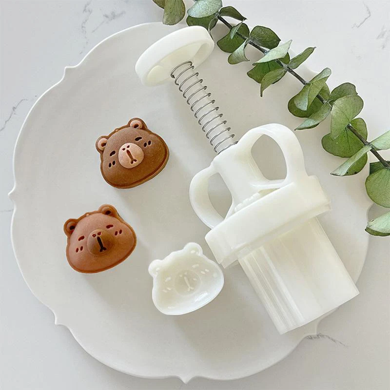 Cortador de galletas en forma de Capybara de dibujos animados, molde de galletas de Fondant de animales lindos, herramientas de decoración de pasteles, accesorios para hornear, Gadget de cocina