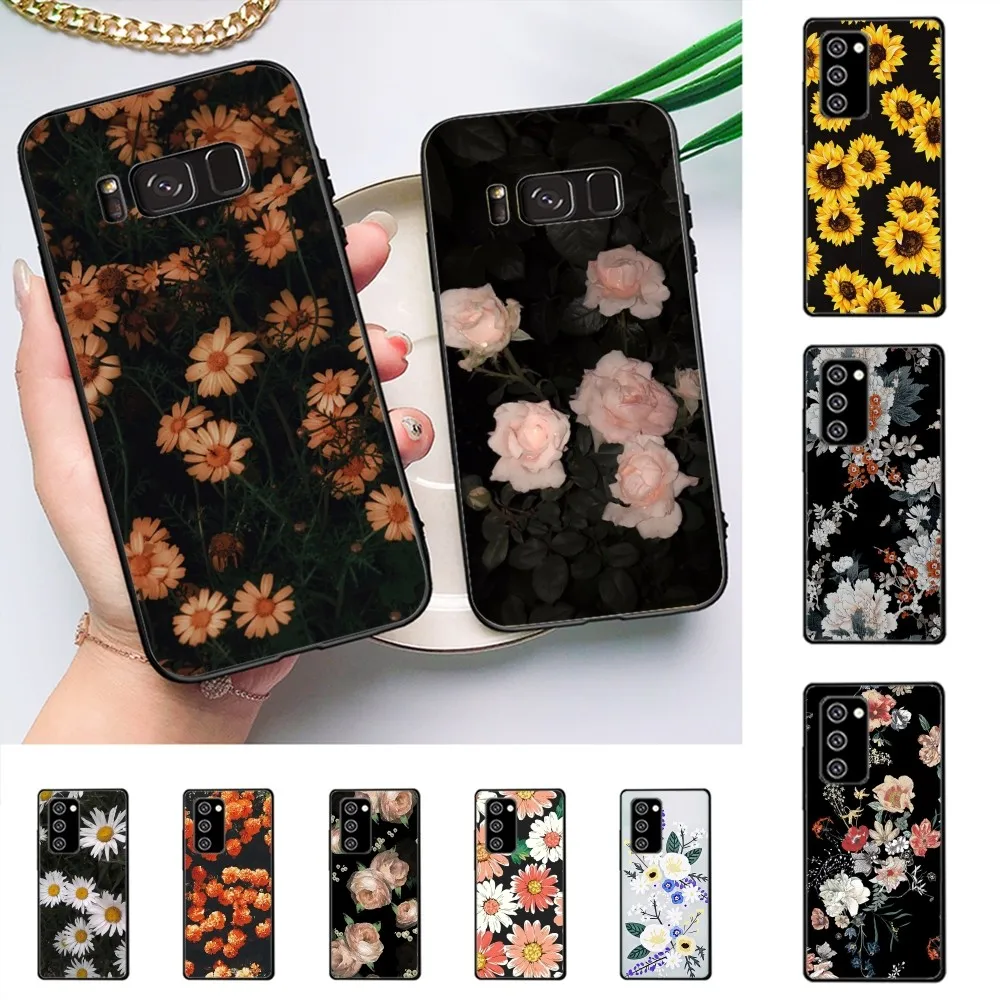 Sunflower Chrysanthemum Phone Case For Samsung J 7 plus 7core J7 neo J6 plus prime J6 J4 J5 Mobile Cover