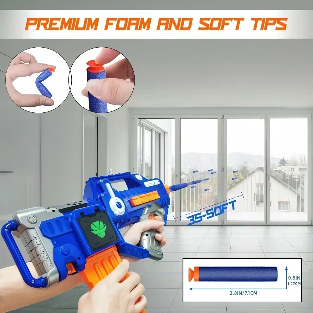 Nowy elektryczny pistolet snajperski do pocisków Nerf Pistolet zabawkowy EVA Dart Blaster Zabawka Karabin Pistolet Dzieci Prezent Airsoft Bullets