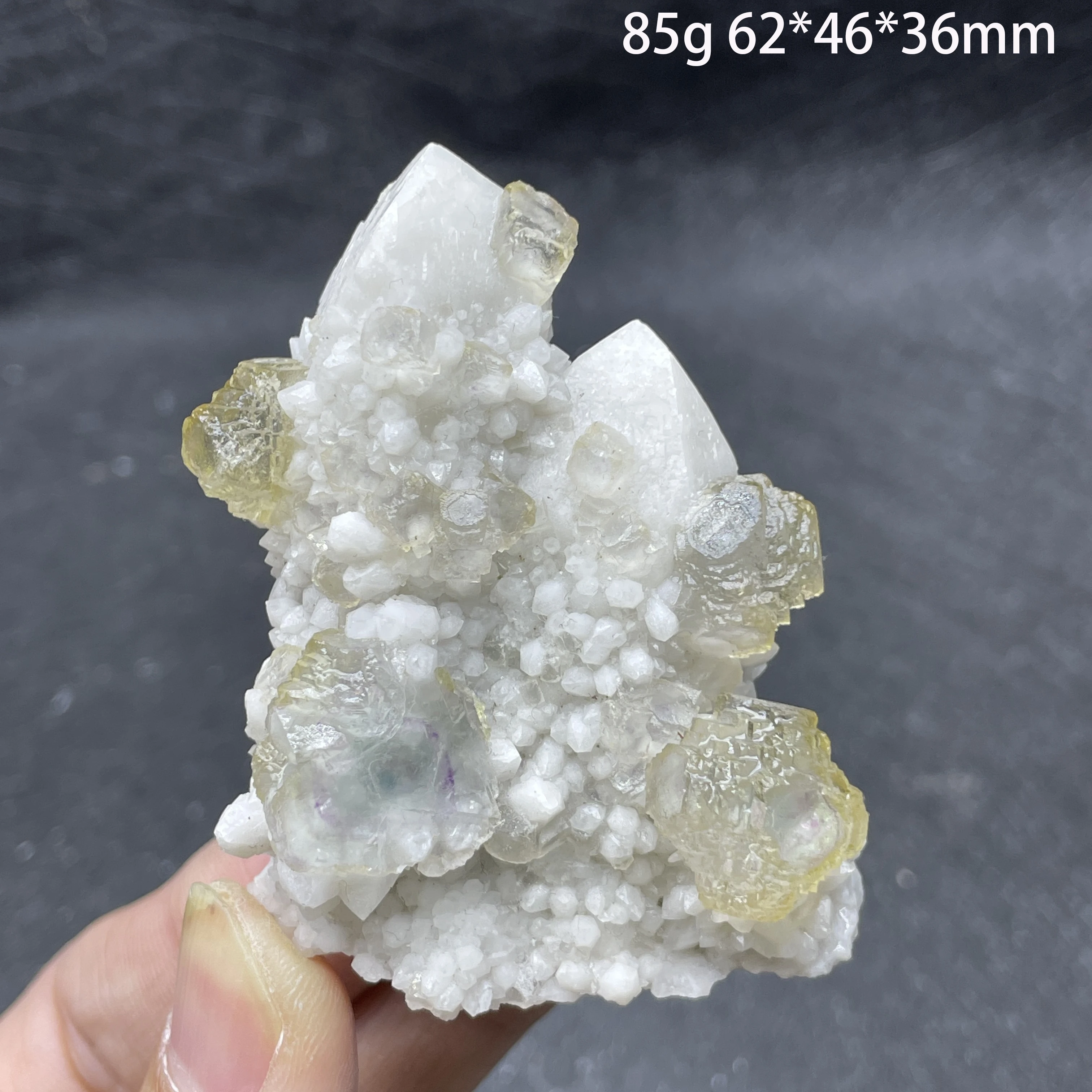 Natural Inner Mongolia Candle Clear Quartz Crystal Cluster With Fluorite Mineral Specimen Stones And Crystals Healing Home Decor