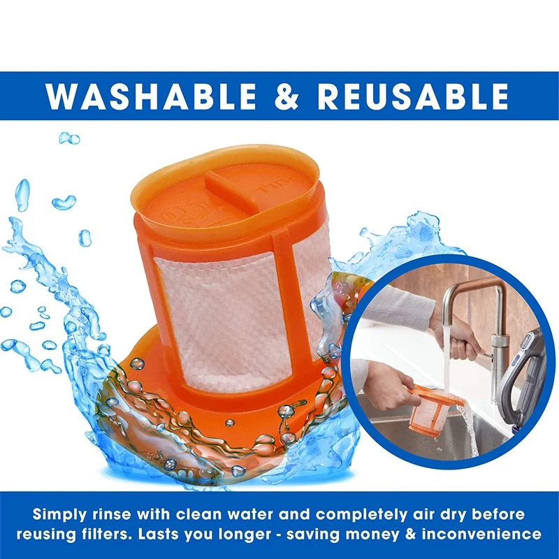 交換用フィルター,黒,デッカー,掃除機アクセサリー,hvkf10,hhvk320j10,hhvk515j00ffと互換性があります