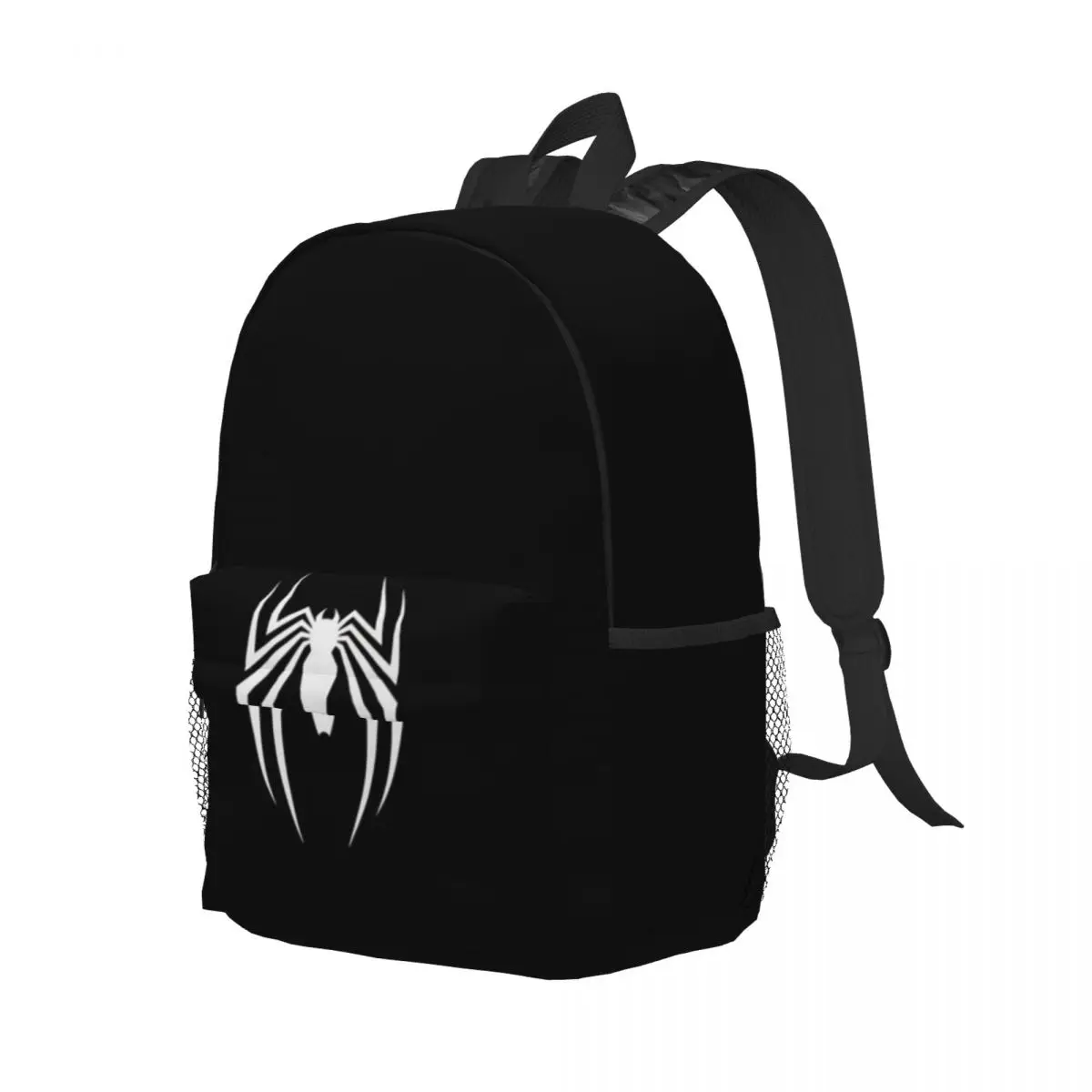 Spider Ghost Printed Lightweight Casual Schoolbag For School, Outdoor, Shopping, Office 15inch