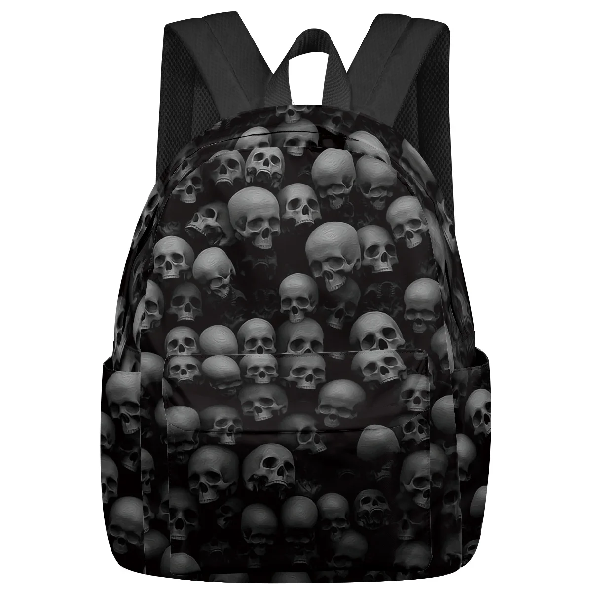 Skull Wall Skull Horror Feminina Backpacks Teenagers Student School Bags Laptop Custom Backpack Men Women Female Travel Mochila