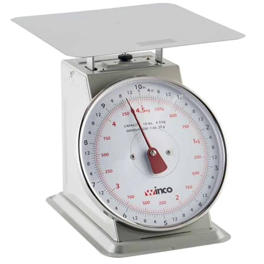 

Analog Receiving Scale with Dial for industrial weighing applications, stainless steel construction, matte black finish, high-p